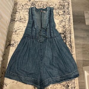 Free People Denim romper